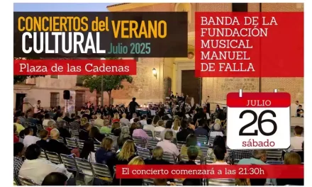 Último concierto de verano de la Banda de Música Manuel de Falla