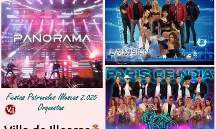 Este año en las Fiestas de Illescas, las actuaciones principales son orquestas
