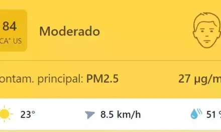 Avisos por altos niveles de material particulado en el aire