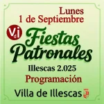Actos Lunes 1 de Septiembre Fiestas Patronales Illescas 2.025.
