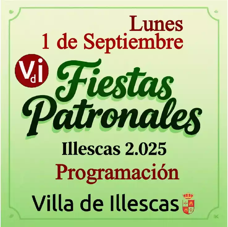 Programas de Actos Fiestas Villa de Illescas 2025