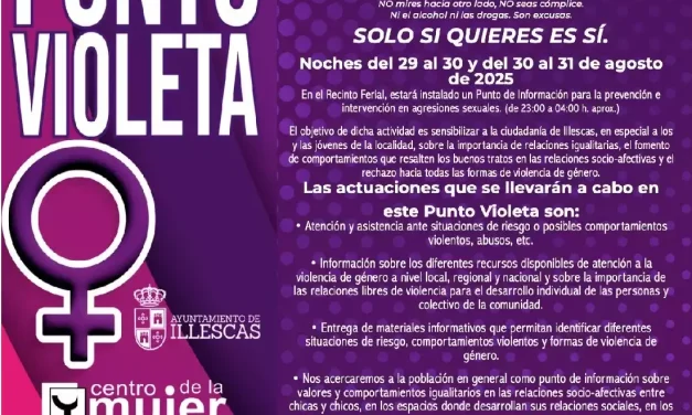 Habrá un «punto violeta» en el recinto ferial de las Fiestas Illescas 2025