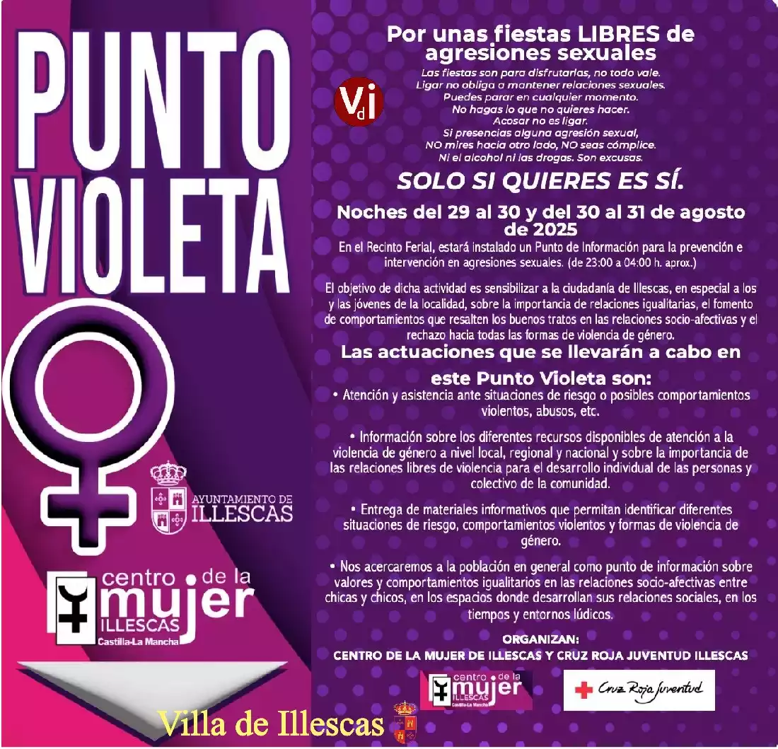 Punto Violeta Fiestas Illescas