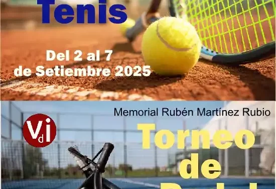 Torneos de Pádel y Tenis, Fiestas Patronales Illescas 2.025