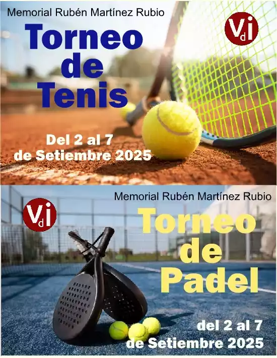 Torneos de Pádel y Tenis Fiestas Patronales Illescas 2025