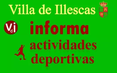 Programación deportiva en Illescas días 11 y 12 de Octubre