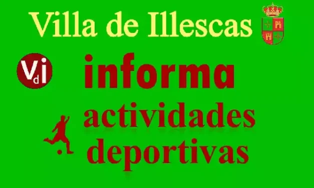 Actividades deportivas en Illescas días 22 y 23 de Noviembre