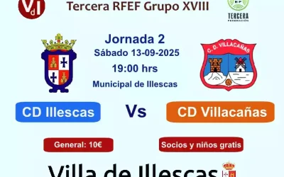 CD Illescas Vs CD Villacañas este sábado en el Municipal