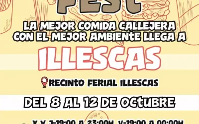 Del 8 al 12 de Octubre Festival de comida callejera en Illescas