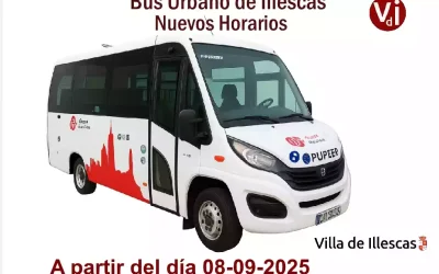 Bus Urbano de Illescas. Nuevos horarios a partir del 8 de Septiembre