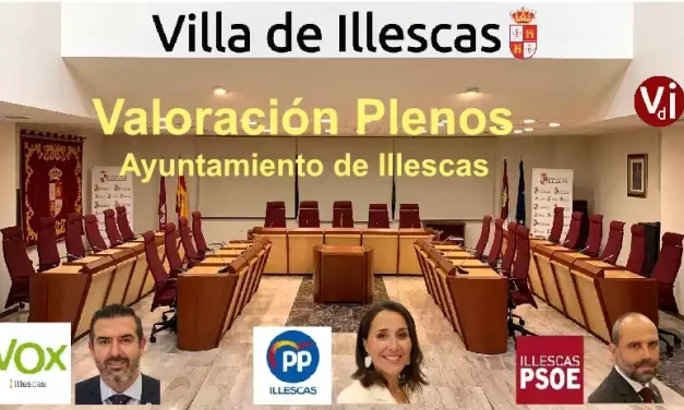 Los portavoces municipales valoran el Pleno de hoy Jueves 25 en Illescas