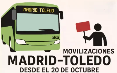 A partir del jueves paros en la línea de Bus Madrid – Toledo