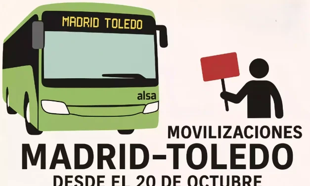 A partir del jueves paros en la línea de Bus Madrid – Toledo