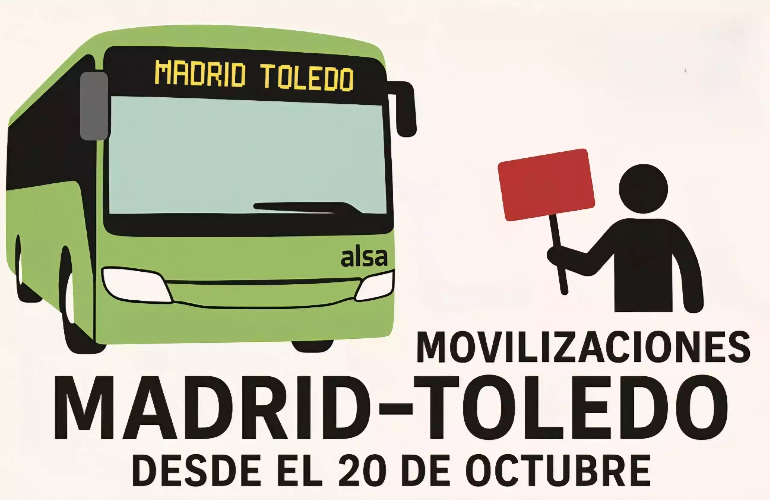 Alsa paros línea Madrid - Toledo