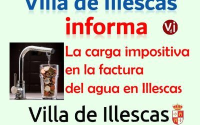 El agua en Illescas cada vez más cara por los «impuestazos municipales»