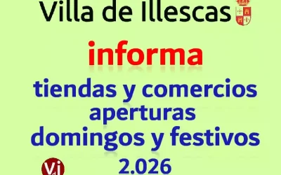 Festivos y Domingos que podrán abrir las tiendas en Castilla-La Mancha durante 2.026