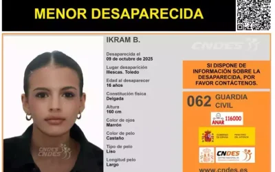 Desaparecida una menor en Illescas