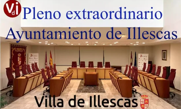 Pleno Extraordinario del Ayuntamiento de Illescas el lunes 24 de Noviembre