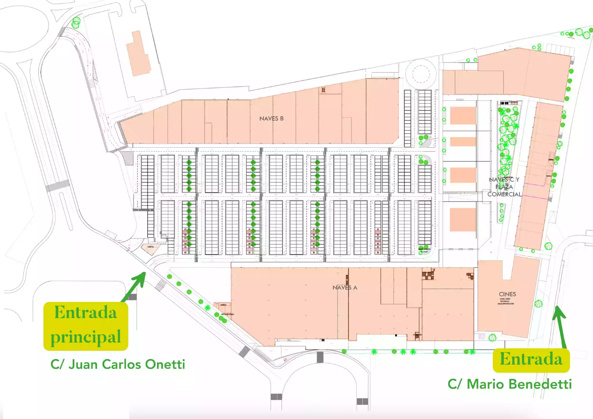 accesos-centro-comercial accesos previsto centro comercial