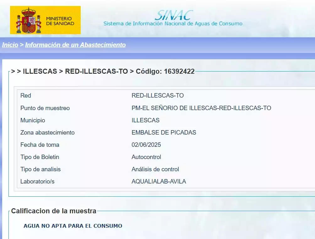 agua-no-apta-informa-02-06-25 Boletín Sinac 02-06-25