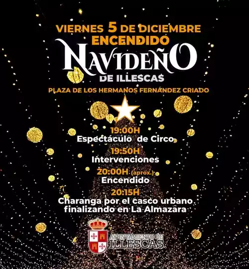 Alumbrado Illescas Navidad 2025