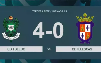 Derrota del CD Illescas en Toledo 4-0