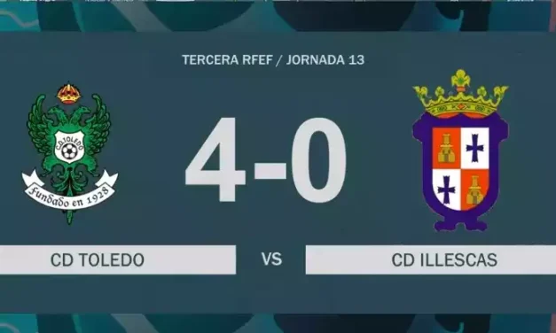 Derrota del CD Illescas en Toledo 4-0