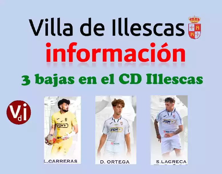 Bajas jugadores en CD Illescas