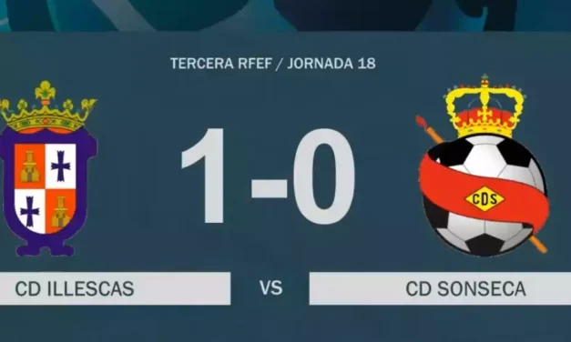 Victoria del CD Illescas ante el CD Sonseca. Video resumen y crónica del partido