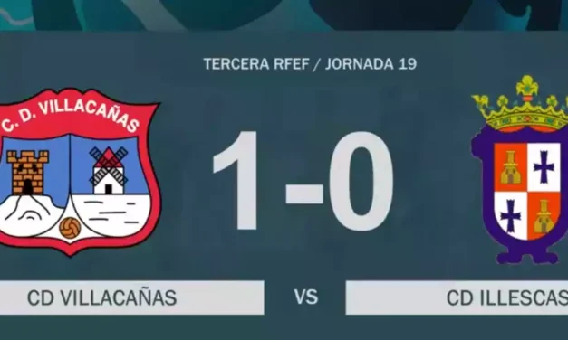 El CD Illescas pierde en Villacañas (1-0)