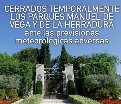 Parques de Illescas cerrados