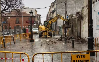 Se encuentran cortadas varias calles de Illescas Centro