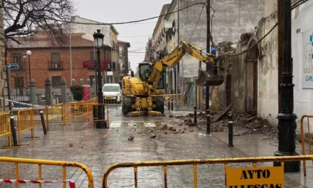 Se encuentran cortadas varias calles de Illescas Centro