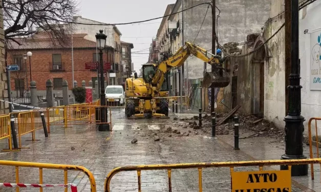 Se encuentran cortadas varias calles de Illescas Centro