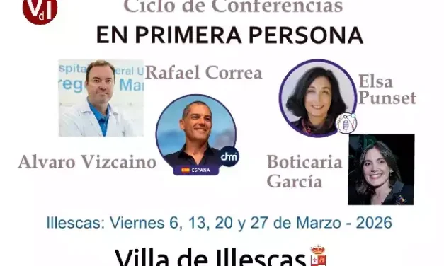 Illescas presenta a cuatro conferenciantes en el espacio «En primera persona»