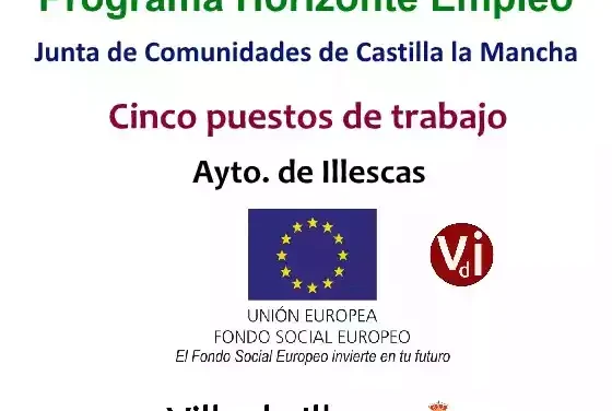 Ofrecen contratos de un año para cinco personas en el Ayuntamiento de Illescas