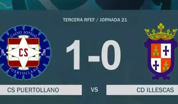 Derrota del CD Illescas ante el CS Puertollano. Crónica y video resumen