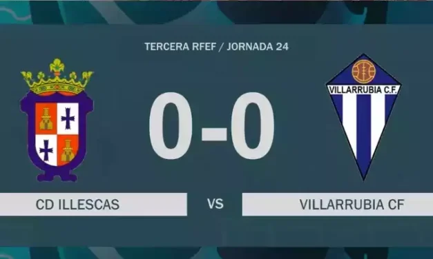 El CD Illescas empata en el Municipal y suma otra jornada sin ganar. Crónica y video resumen