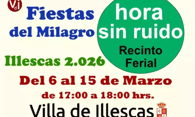 En las fiestas del Milagro Illescas 2026 habrá una hora sin ruido en el recinto ferial