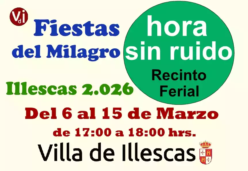 Tardes sin ruido. Fiestas del milagro Illescas 2026