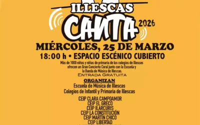 El miércoles día 25 tendrá lugar el evento «Illescas canta»