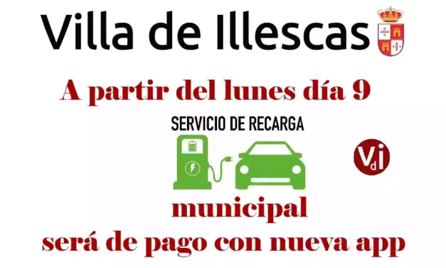 Los cargadores eléctricos municipales serán de pago a partir del día 9