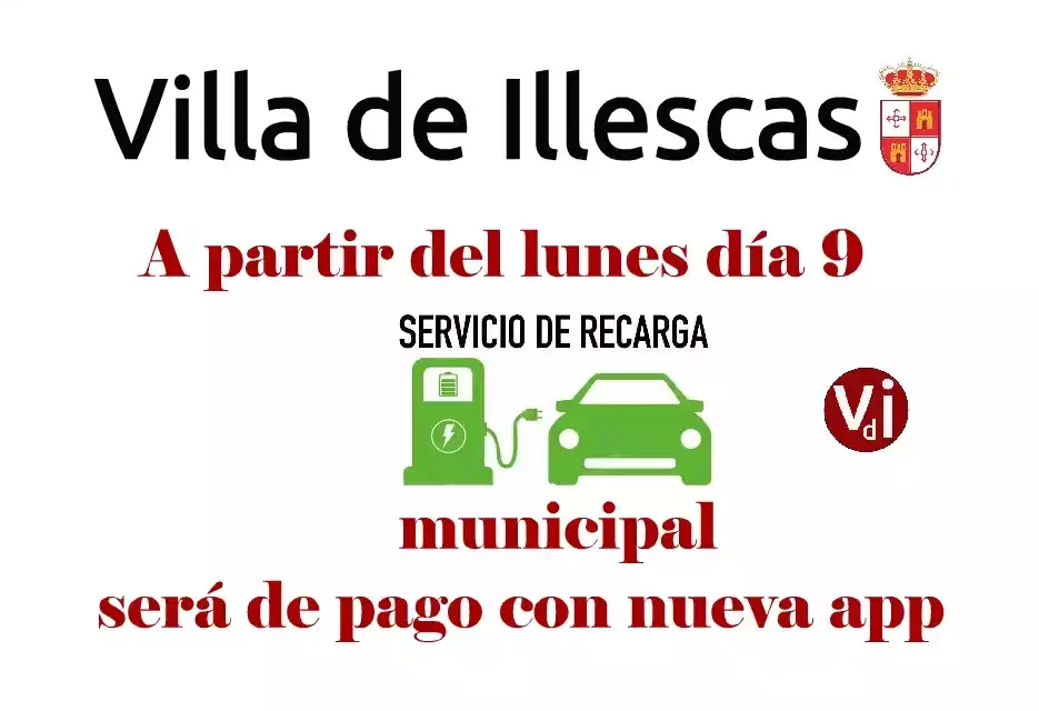 Los cargadores eléctricos municipales serán de pago a partir del día 9