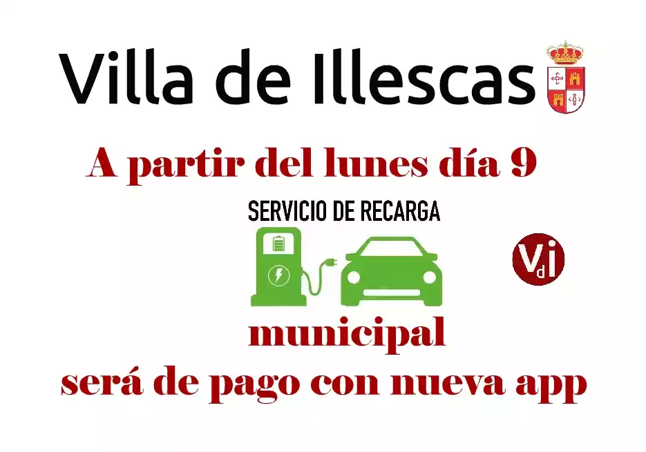 Cargadores de pago en el Ayuntamiento de Illescas