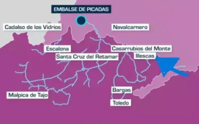 Varios pueblos afectados por un episodio de turbidez en el agua del embalse de Picadas