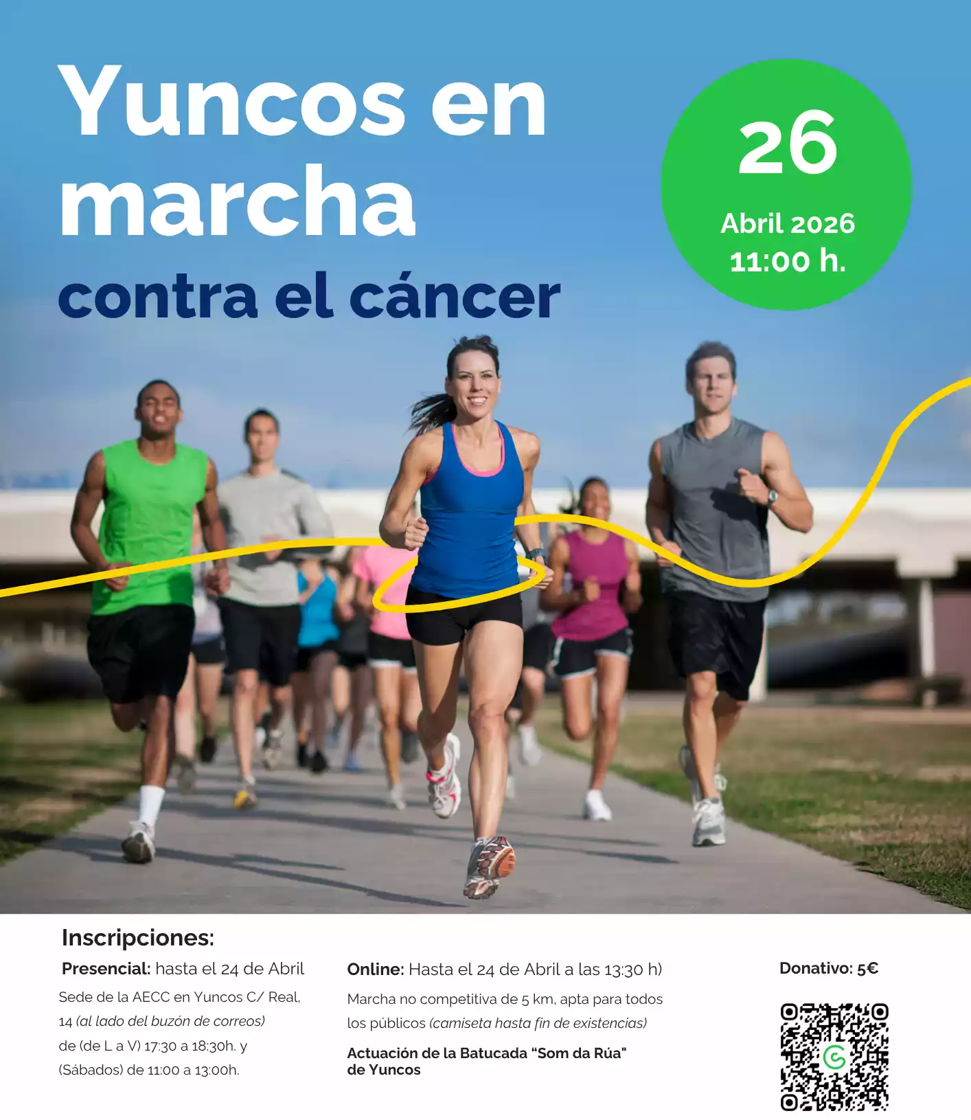 Marcha contra el cáncer. Yuncos 2026