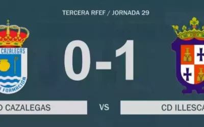 CD Illescas vence al Cazalegas. Video resumen Clasificación y resultados del grupo XVIII