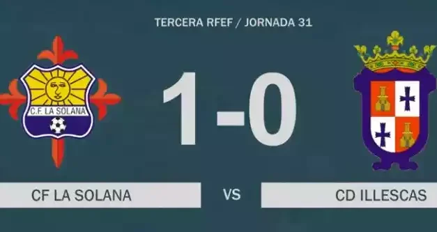 Derrota del CD Illescas en La Solana. Video resumen resultados y clasificacion