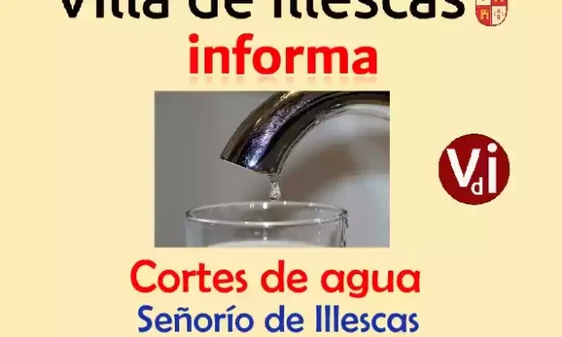 Esta noche corte de agua en una zona del Señorío de Illescas