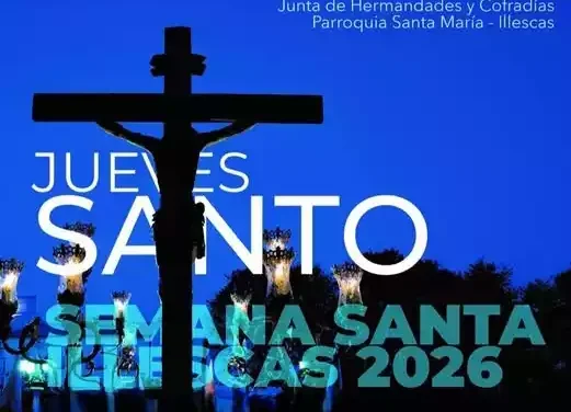 Actos de Jueves Santo en Semana Santa de Illescas 2.026